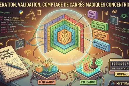 Génération et validation de carrés magiques concentriques