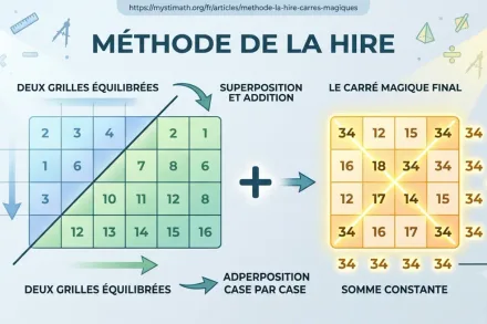 Construction d’un carré magique par la méthode de La Hire